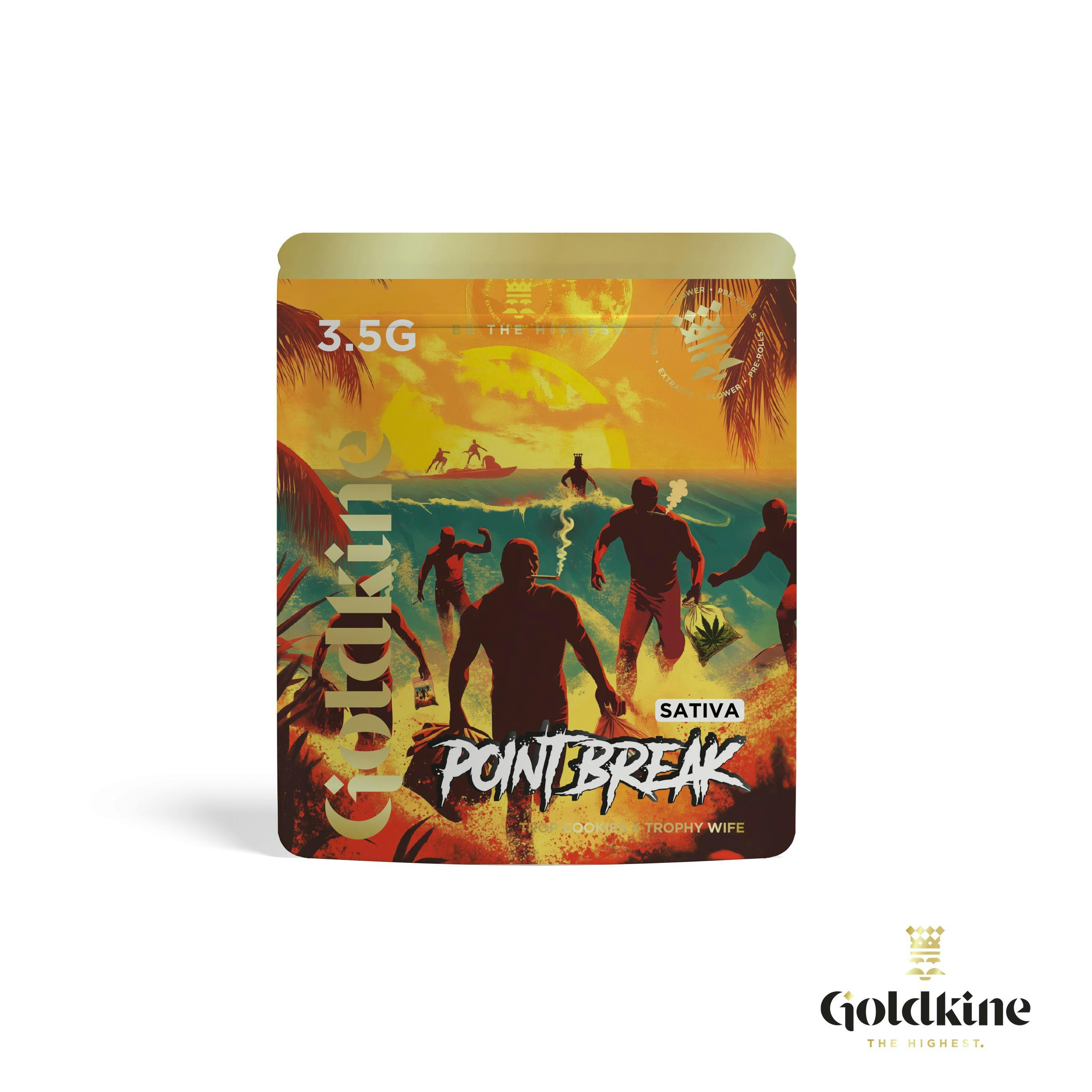 Goldkine - Goldkine Flower 3.5G (Mylar) | Point Break - 1