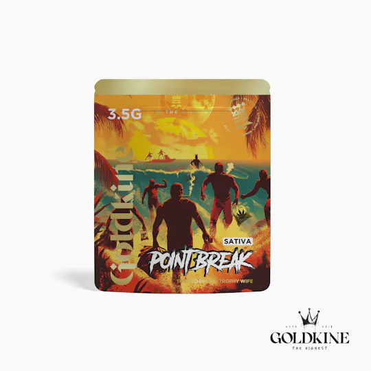 Goldkine - Goldkine Flower 3.5G (Mylar) | Point Break - 1