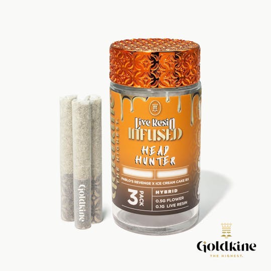 Goldkine - Goldkine Infused Pre Roll 1G | Head Hunter - 1