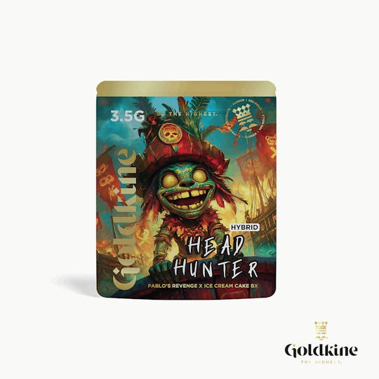 Goldkine - Goldkine Flower 3.5G (Mylar) | Head Hunter - 1