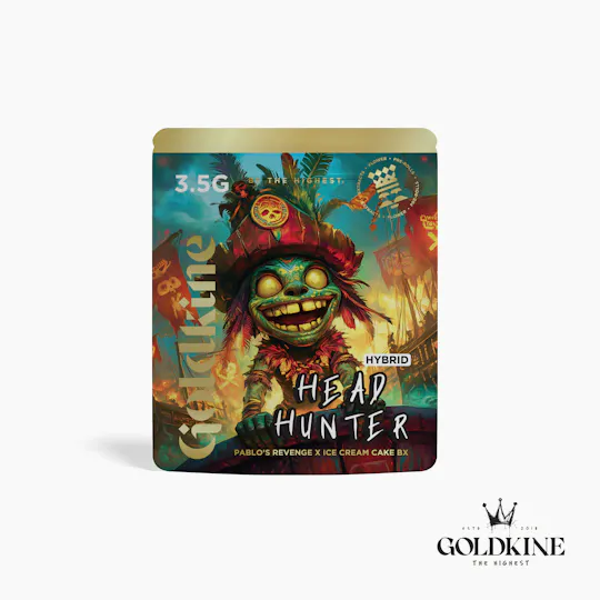 Goldkine - Goldkine Flower 3.5G (Mylar) | Head Hunter - 1