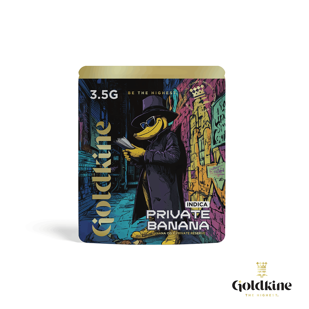 Goldkine - Goldkine Flower 3.5G (Mylar) | Private Banana - 1