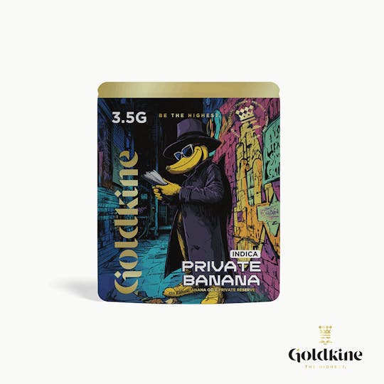 Goldkine - Goldkine Flower 3.5G (Mylar) | Private Banana - 1