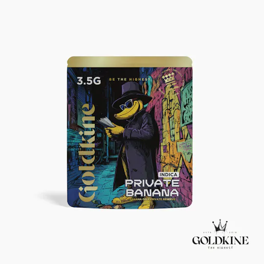 Goldkine - Goldkine Flower 3.5G (Mylar) | Private Banana - 1