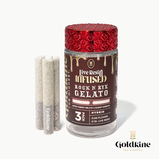 Goldkine - Goldkine Infused Pre Roll 1G | Rock n Rye Gelato - 1