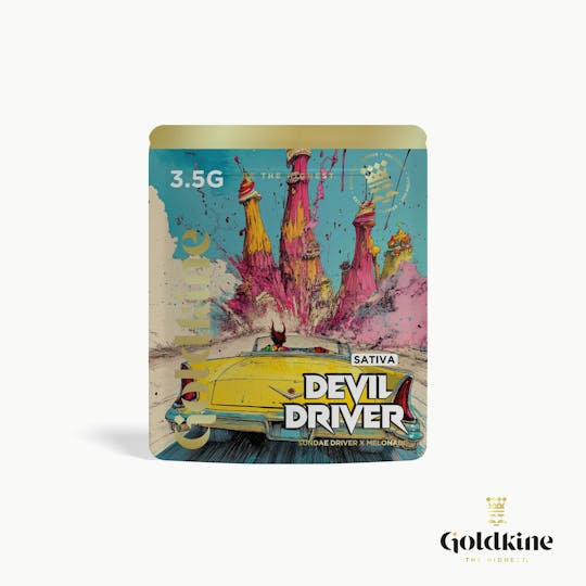 Goldkine - Goldkine Flower 3.5G (Mylar) | Devil Driver - 1