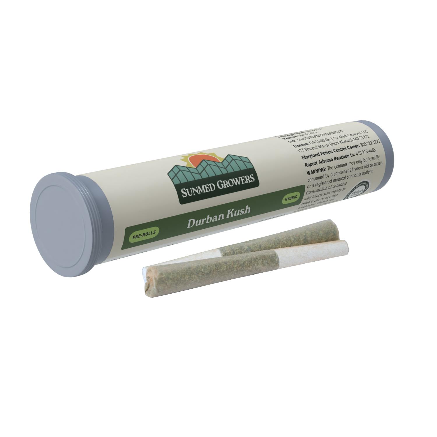SunMed Growers - Durban Kush Pre Roll 0.5g/2 Pack - 1