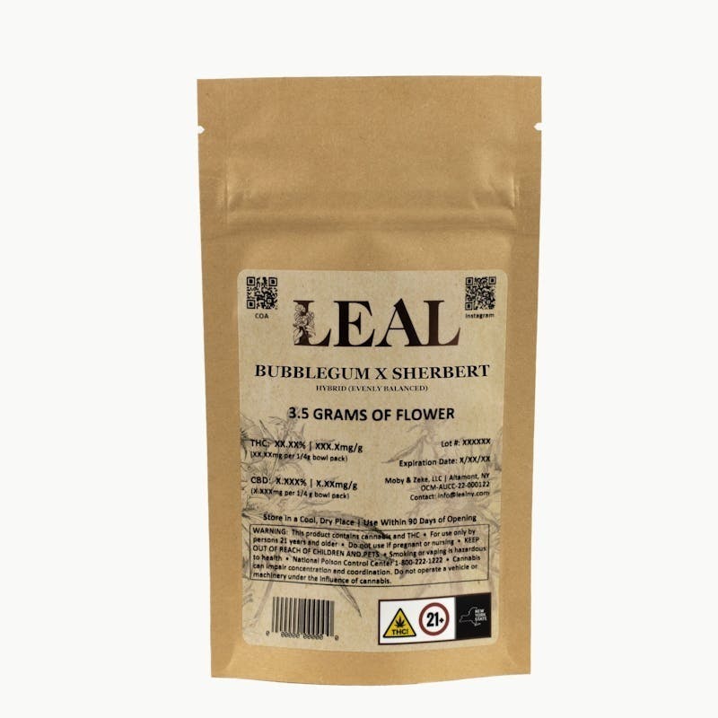 Leal - Bubblegum x Sherbert | Flower | 3.5g - 1