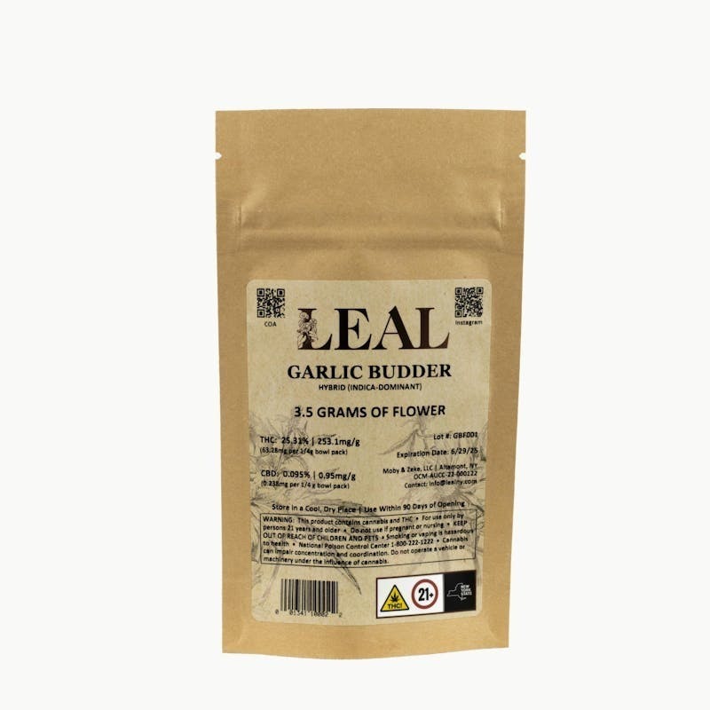 Leal - Garlic Budder | Flower | 3.5g - 1