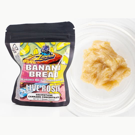 Zanna - Banana Bread Live Rosin 1g - 1
