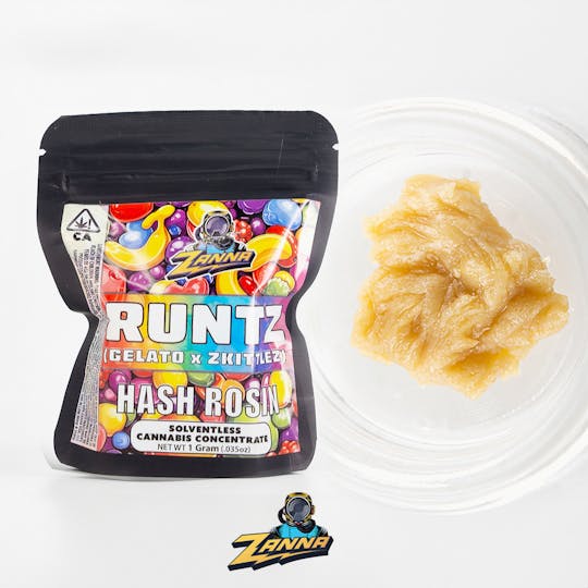 Zanna - Runtz Hash Rosin 1g - 1