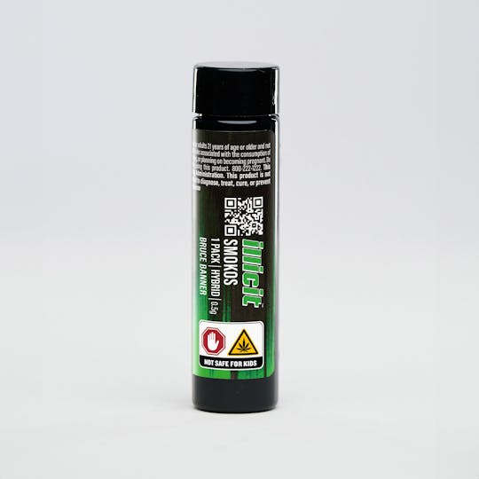 ILLICIT - Bruce Banner 0.5g Smokos Preroll Single - 1
