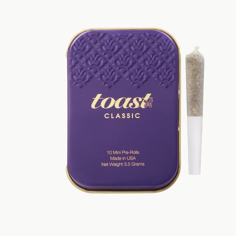 Toast - Toast | Pre Roll | 3.5G | 10pc | Grape Island Punch | THC 29.41% | Hybrid - 1