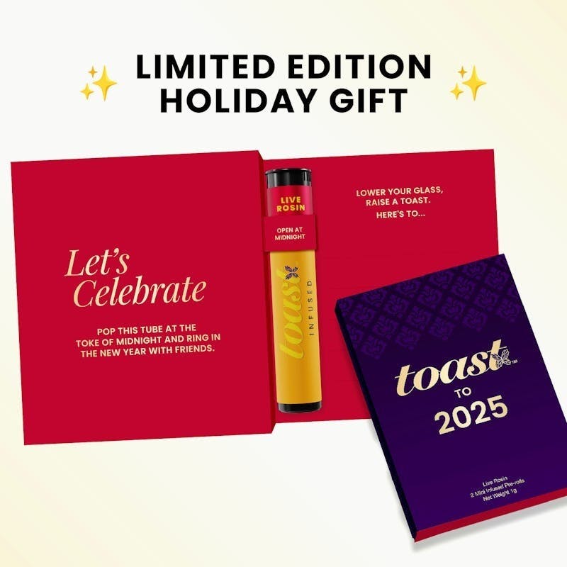 Toast - Toast | Live Rosin Infused Pre Roll .5g x 2 - Toast to 2025 - 1