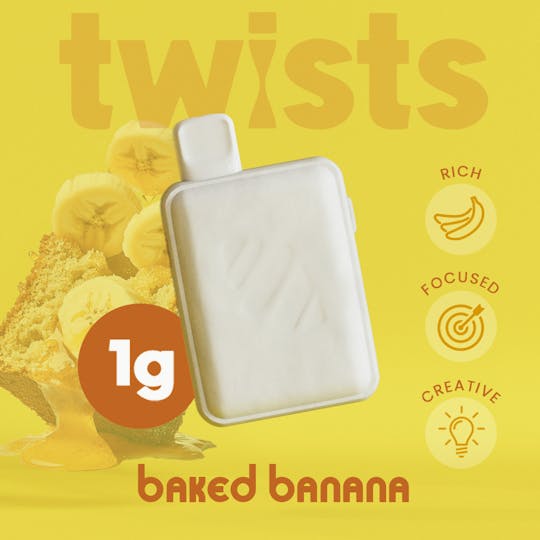 Craft Concentrates - Oil Twists Tugboat (1g) - Baked Banana Flavor - 1