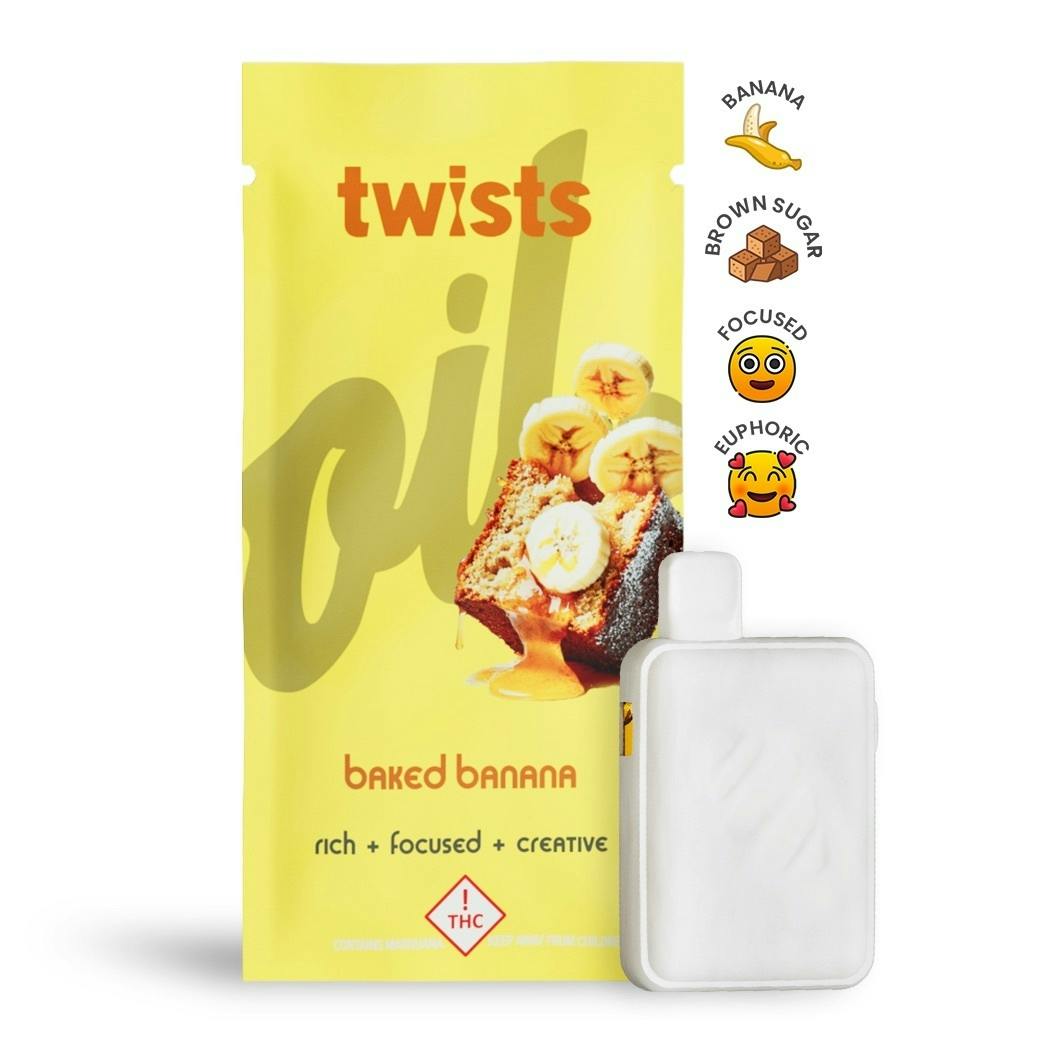Craft Concentrates - Baked Banana Flavor - "Twists" AIO 'Tugboat' (1g) - by Oil® - 1