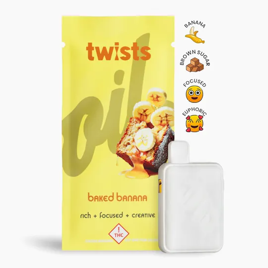 Craft Concentrates - Baked Banana Flavor - "Twists" AIO 'Tugboat' (1g) - by Oil® - 1