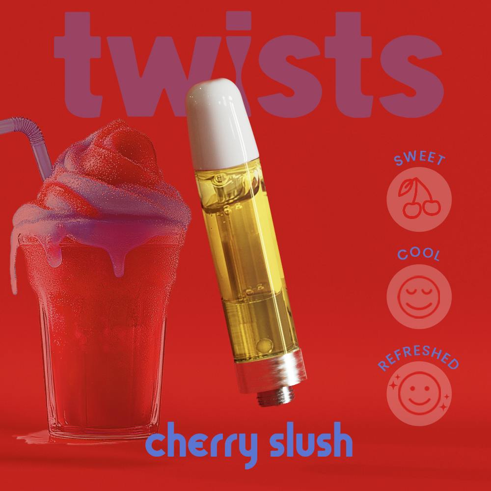 Craft Concentrates - Oil Twists Cartridge (1000mg) - Cherry Slush Flavor - 1
