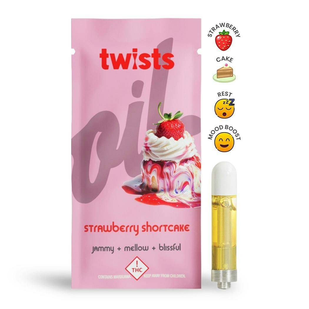 Strawberry Shortcake Flavor - "Twists" Cartridge (1000mg) - by Oil - Craft  Concentrates