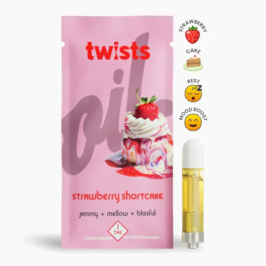 Craft Concentrates - Strawberry Shortcake Flavor - "Twists" Cartridge (1000mg) - by Oil® - 1