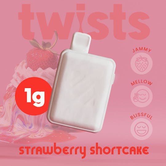 Craft Concentrates - Oil Twists Tugboat (1g) - Strawberry Shortcake Flavor - 1