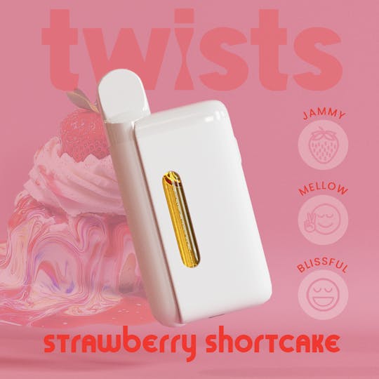 Craft Concentrates - Oil Twists Tanker (4g) - Strawberry Shortcake Flavor - 1