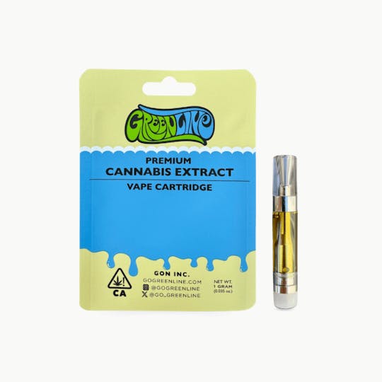 Greenline - Blueberry Afgoo - Vape Cart - 1G - 1