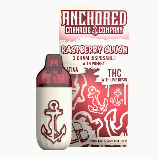 Anchored - Anchored | Raspberry Slush Disposable | 3g - 1