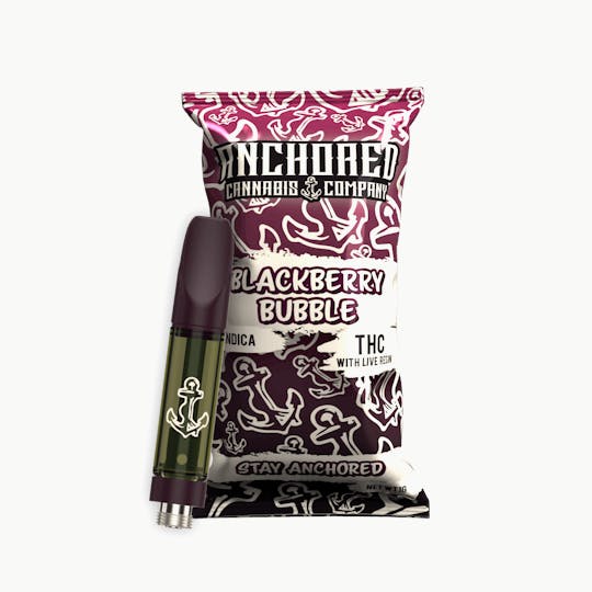 Anchored - Anchored | Blackberry Bubble Cartridge | 1g - 1