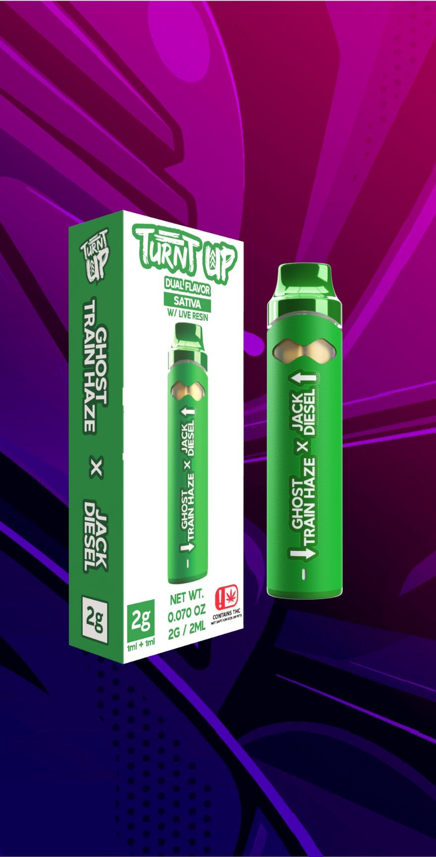 Turnt Up - Turnt Up | Ghost Train Haze x Jack Diesel | Disposable 2G - 1