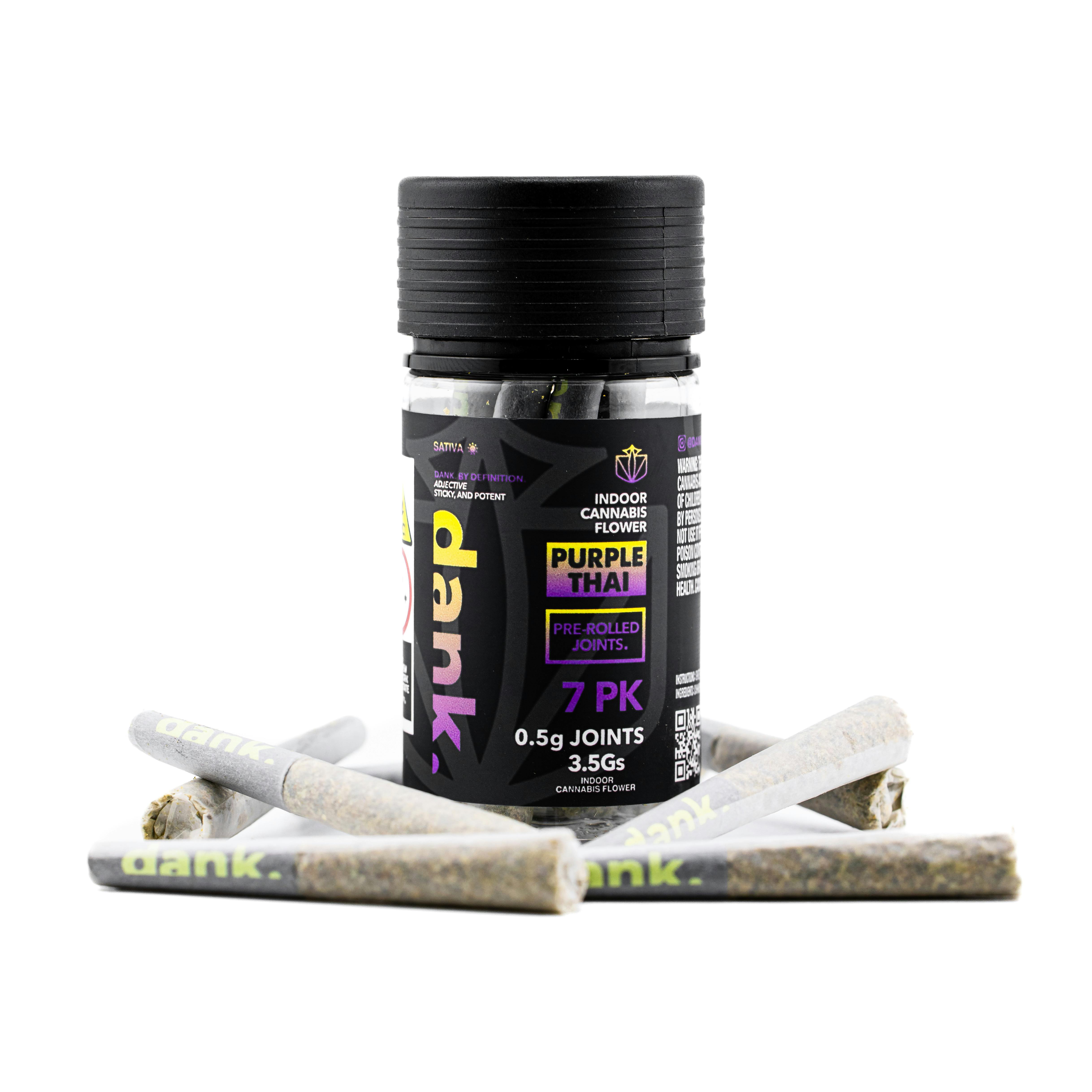 Dank By Definition - PURPLE THAI (7 PACK PRE-ROLL) - 1