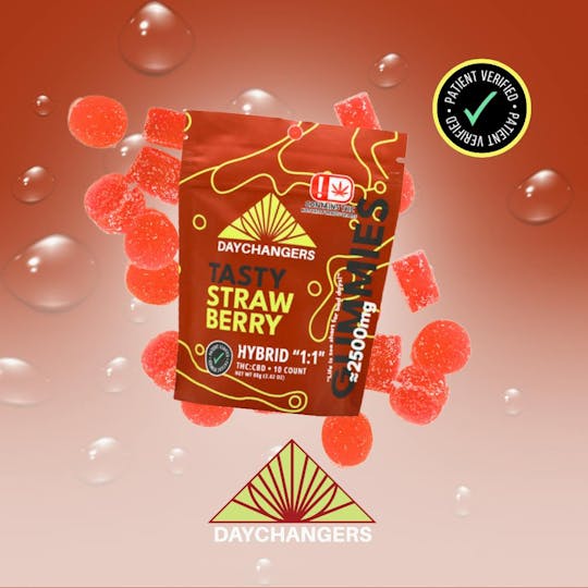 Day Changers - Day Changer | Tasty Strawberry Gummies (10ct.) | 2500mg - 1