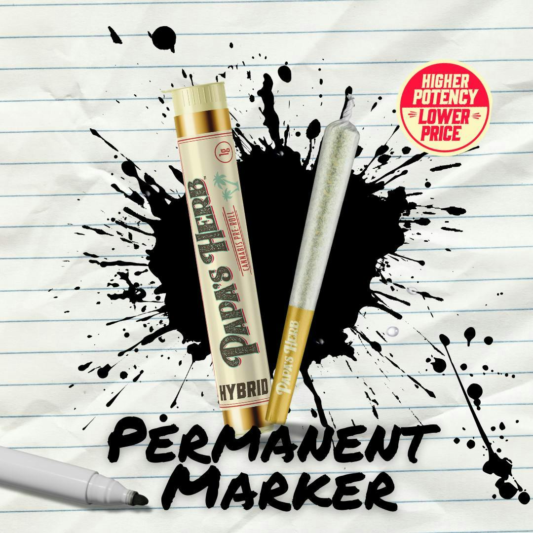 Papa's Herb - Permanent Marker | Joint | 1g - 1