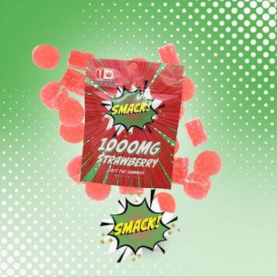 Smack - Smack! | Strawberry Gummies (10ct.) | 1000mg - 1