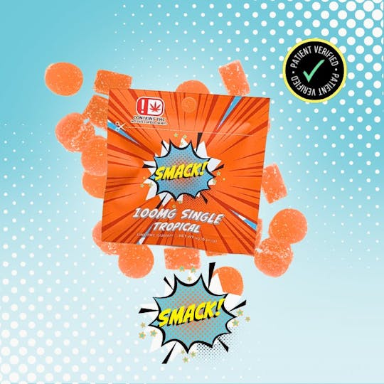 Smack - Smack! | Tropical Single Gummy | 100mg - 1