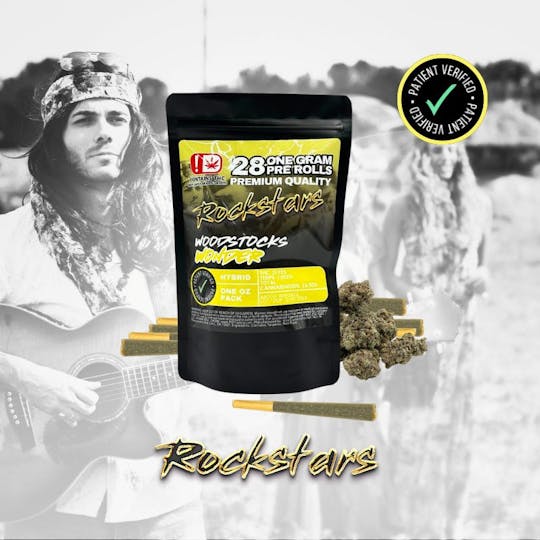 Rockstars - Rockstars | 1g Pre Roll | Woodstocks Wonder - 1