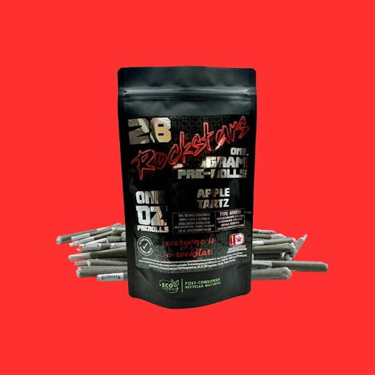 Rockstars - Rockstars | 28g Pre Roll Pack | Apple Tartz - 1