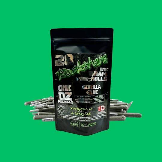 Rockstars - Rockstars | 28g Pre Roll Pack | Gorilla Glue - 1