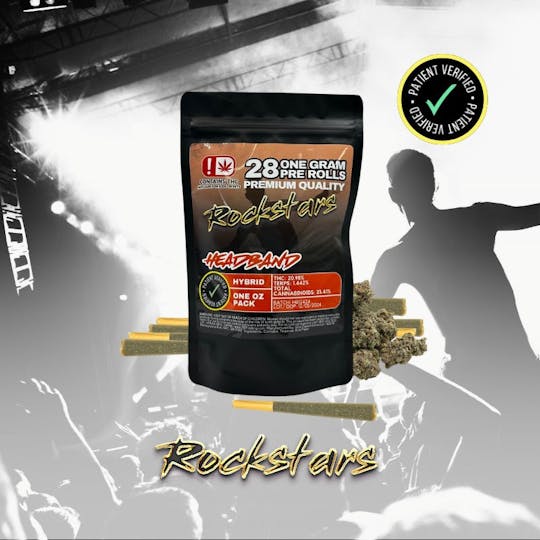 Rockstars - Rockstars | 1g Pre Roll | Headband - 1