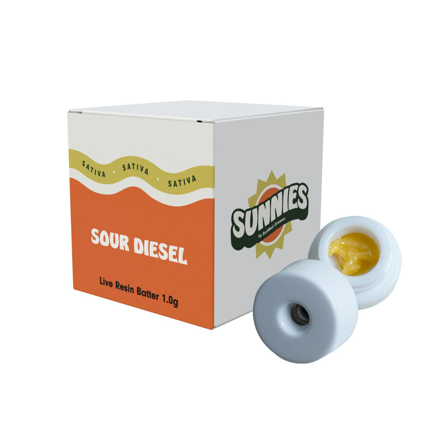 SunMed Growers - Sour Diesel Live Resin Batter 1.0g - 1