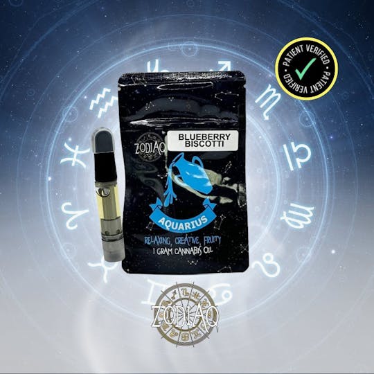 Zodiaq - Zodiaq | 1g Cart | Blueberry Biscotti - 1