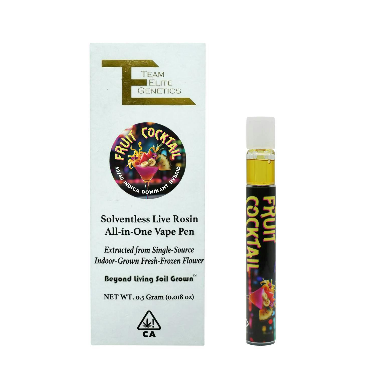 Team Elite Genetics - Fruit Cocktail | Live Rosin Disposable | 0.5g - 1