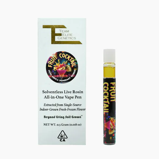 Team Elite Genetics - Fruit Cocktail | Live Rosin Disposable | 0.5g - 1