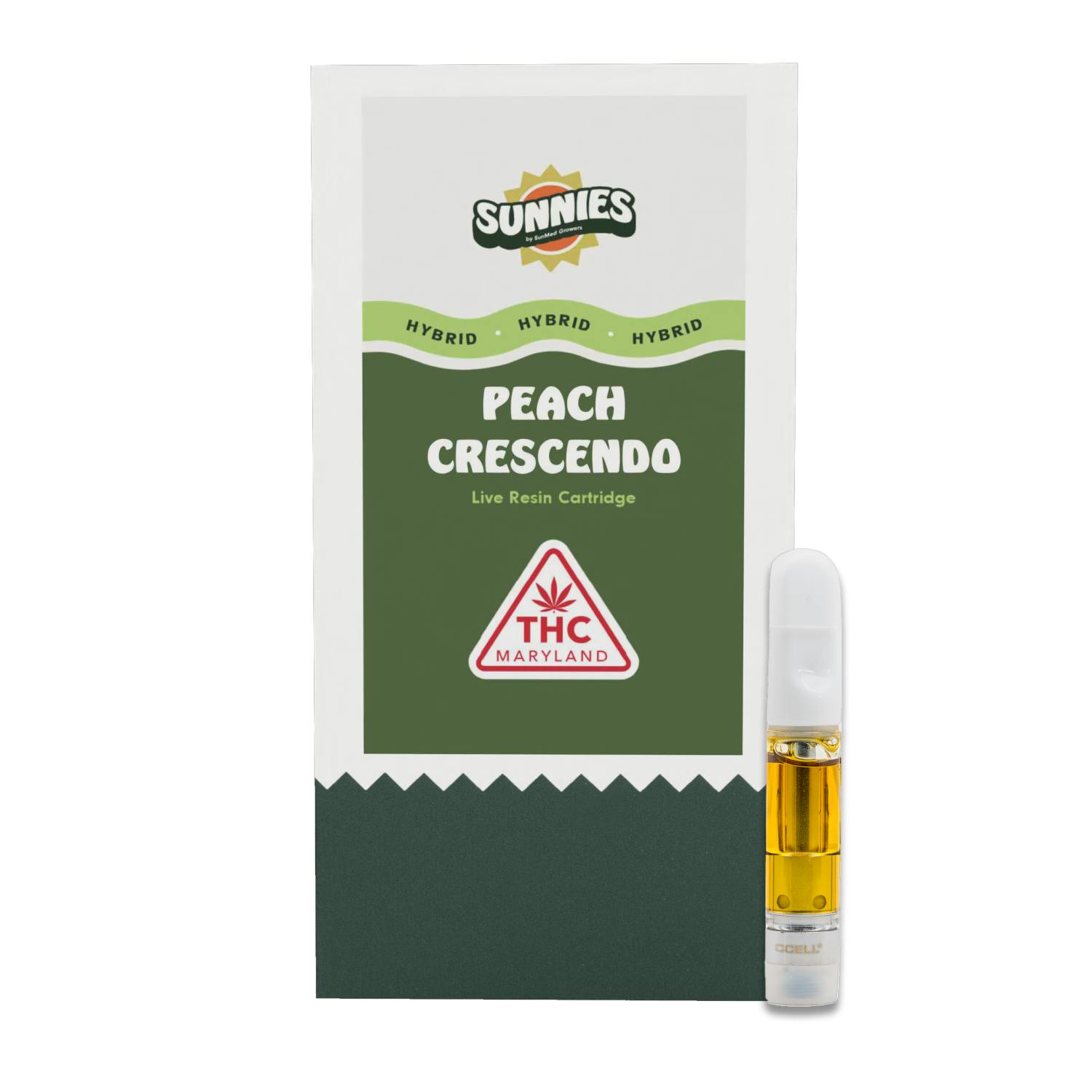 SunMed Growers - Peach Crescendo Live Resin Cartridge 1.0g - 1