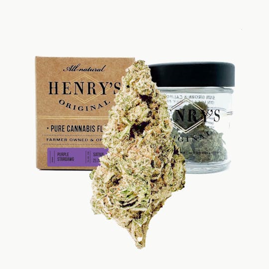 Henry's Original - 3.5g Craft Jar- Purple Stardawg - 1