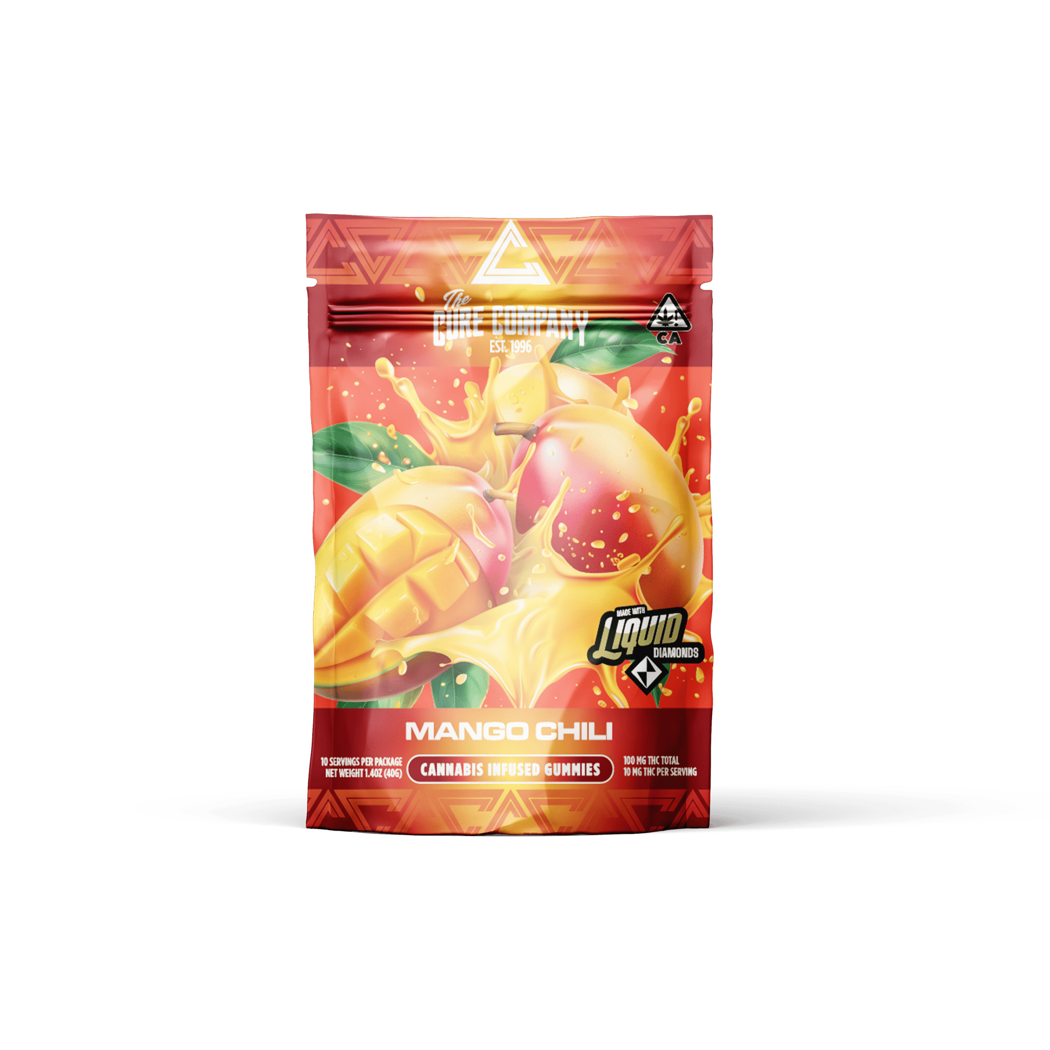 The Cure Company - The Cure Company | Mango Chill Gummies | 100mg | 10ct | 10mg/ea - 1