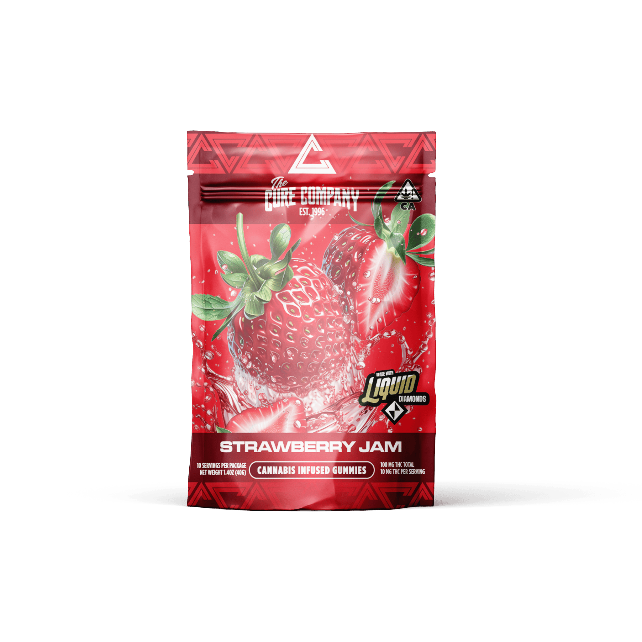 The Cure Company - The Cure Company | Strawberry Jam Gummies | 100mg | 10ct | 10mg/ea - 1