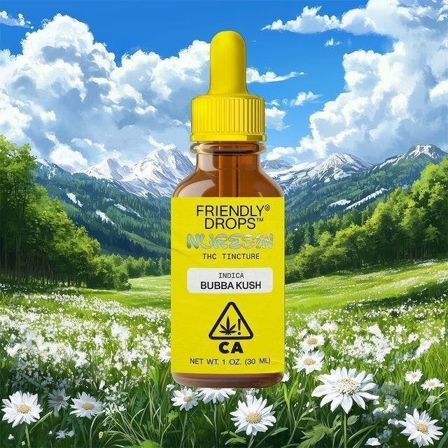 Friendly Brand - Friendly Brand | Nuresin Drops | Bubba Kush | Tinctures | 967.59mg | 30ml - 1