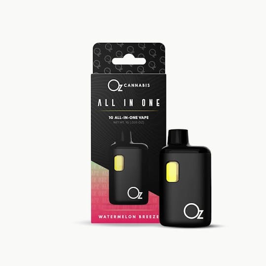 OZ Cannabis - Oz Cannabis Disposable Vape (1g) - Watermelon Breeze - 1