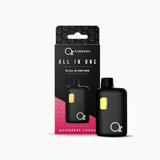 OZ Cannabis - Oz Cannabis Disposable Vape (1g) - Raspberry Cough - 1